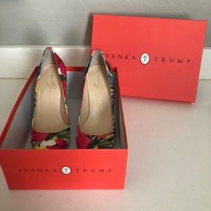 Ivanka Trump Floral Heel